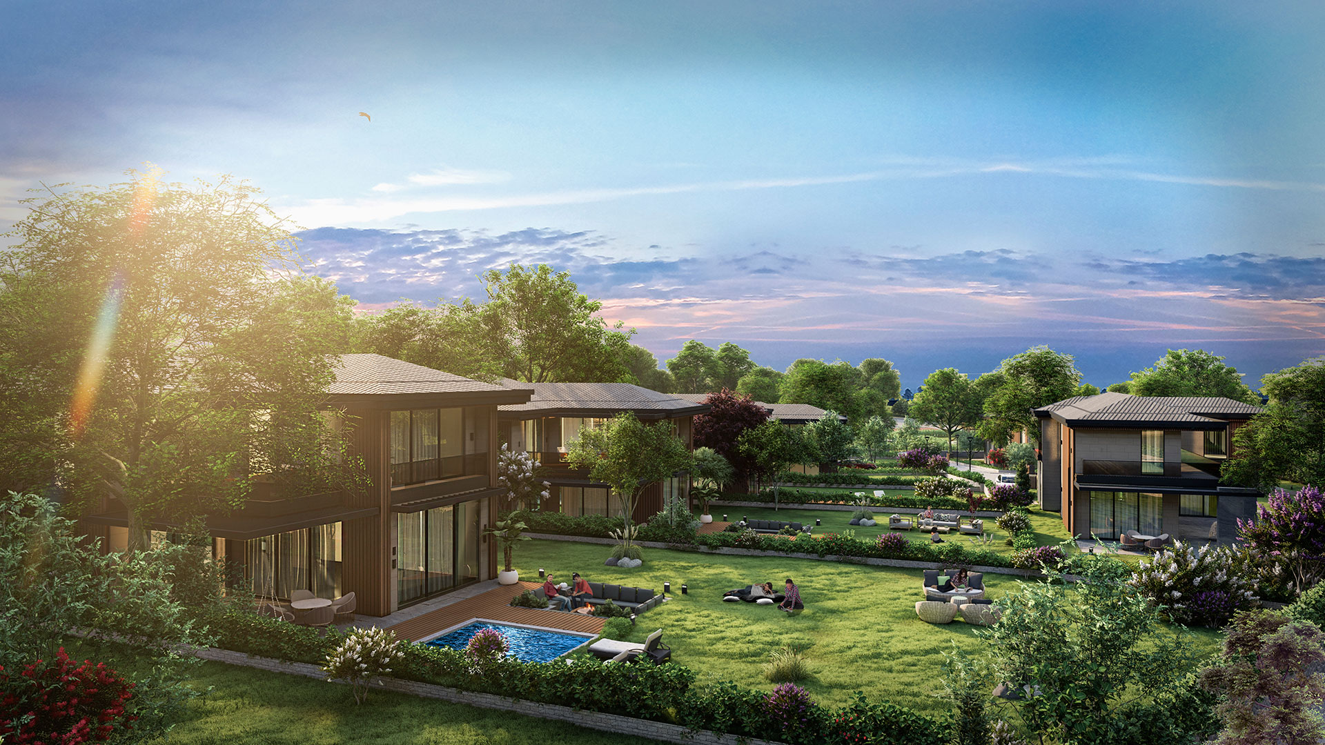 Çökmez Grup Park Orman Villaları mimari proje tanıtım görseli